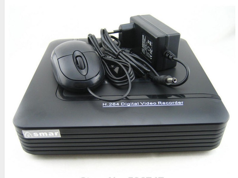А-1004N видеорегистратор гибридный AHD 4 Vdeo/1 Audio. LAN. VGA. HDMI. USB. Motion Detetion